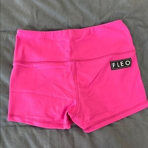 Fleo Women's Pink Athletic Shorts - high rise original